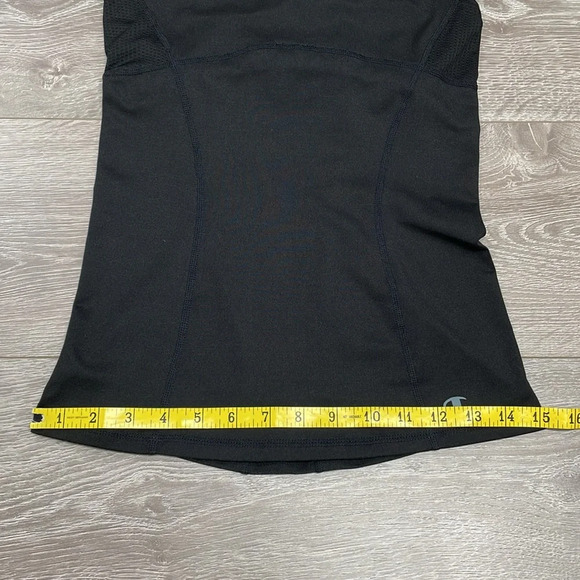 Champion Performance Black Racerback Tank Built In Bra Back Keyhole Opening S - Picture 5 of 13